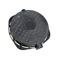 Couvercle de trou d'homme en fonte ductile personnalisé EN 124-2005 Fournisseur mondial Les couvercles de trou d'homme en fonte durable résistent au trafic intense