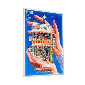 Customization Restaurant Ultra-Thin LED Light <b>Box</b> with Aluminum Frame and Tempered Glass for Wall Display and Advertising - Product Image 1