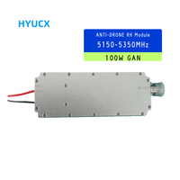 Module amplificateur RF anti-drone HYUCX HY100-5200 5.2GHz 50.5dBM PA GaN pour DJI Mavic Counter FPV & Module LoRa