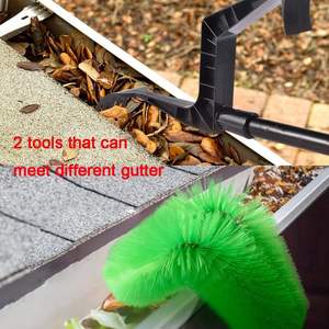 Brosse de <span class=keywords><strong>nettoyage</strong></span> pour gouttières, tuyaux, fossés de drainage, filtres d'égouts, feuilles tombées des toits, pas besoin de grimper en hauteur - Product Image 3