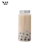 Personalización comercial Bebida fría Grasa Taza de plástico Leche Té Jugo Desechable Para llevar Embalaje Botellas de plástico
