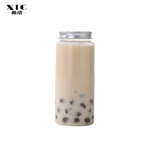 Commercial Customization Cold Drink Fat Plastic Cup <strong>Milk</strong> Tea Juice Disposable Takeaway Packaging Plastic <strong>Bottles</strong> - Product Image 6