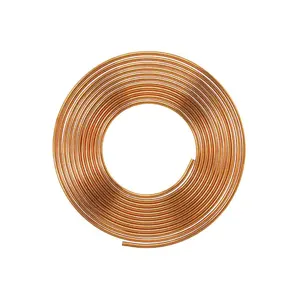 Hot Sale For Plumbing Copper Pipe 1/4 1/2 Inch copper pipe crimped solar heat pipe glass tube