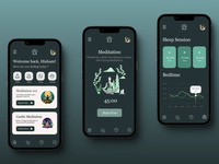 Kit de Interfaz de Usuario para Aplicaciones de Meditación y Bienestar para Linux y MAC - Diseño de Interfaz para Mindfulness y Salud Mental