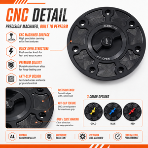 Bouchon de réservoir de carburant à dégagement rapide en alliage d'aluminium CNC pour moto de course <span class=keywords><strong>KTM</strong></span> Duke <span class=keywords><strong>125</strong></span> 200 <span class=keywords><strong>RC</strong></span> <span class=keywords><strong>125</strong></span> 200 390 - Product Image 3