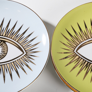 Assiettes décoratives <span class=keywords><strong>Merlin</strong></span> Living, œil porte-bonheur, décoration d'intérieur, assiette à fruits, accessoires en porcelaine, décoration de table pour assiettes, ensemble d'assiettes - Product Image 3