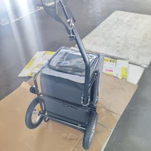 आउटडोर ट्रेलर ट्राली पालतू कार Foldable पालतू कुत्ते साइकिल ट्रेलर पुश ट्राली Foldable बाइक ट्रेलर - Product Image 5