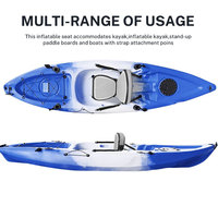 HOMFUL – sièges de Kayak gonflables EVA, siège de planche à pagaie pliable, sièges de Kayak avec sangles réglables