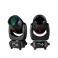 Projecteur de scène à faisceau LED 200W DMX512 Robotisé RGBW 14 Gobos 24 Prismes Effets pour discothèques, soirées et parcs à thème
