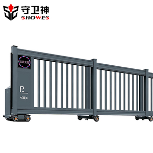 Puerta DE SEGURIDAD plegable al por mayor, puerta lineal segmentada, puertas <span class=keywords><strong>correderas</strong></span> retráctiles automáticas para entrada - Product Image 1