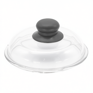 Glass Lid Brilliant 24 Cm With Black Handle For <b>Cookware</b> - Product Image 2