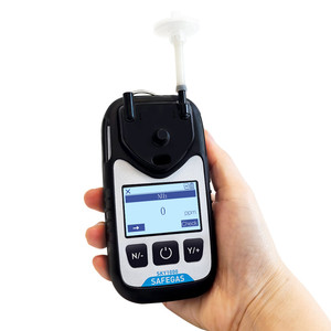 Détecteur de <span class=keywords><strong>gaz</strong></span> ammoniacal portable, <span class=keywords><strong>compteur</strong></span> de <span class=keywords><strong>gaz</strong></span> NH3 0-100PPM avec fonction d'alarme de détection - Product Image 2