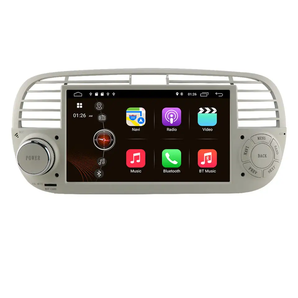 IPoster 2023 Hot Bán Android 10 Cho Fiat Xe GPS Navigation 2 + 32G Tự Động Đài Phát Thanh Không Dây Với Android Carplay Làm Hai Điều Cùng Một Lần