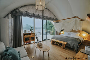 Tienda de campaña de hotel personalizada de lujo para casas prefabricadas de resort Glamping en Dubai - Product Image 3