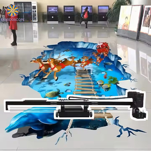 Kính vạn hoa độ chính xác cao 3D Tường máy in dọc tường máy in UV phun robot cho bức tranh tường nghệ thuật - Product Image 1