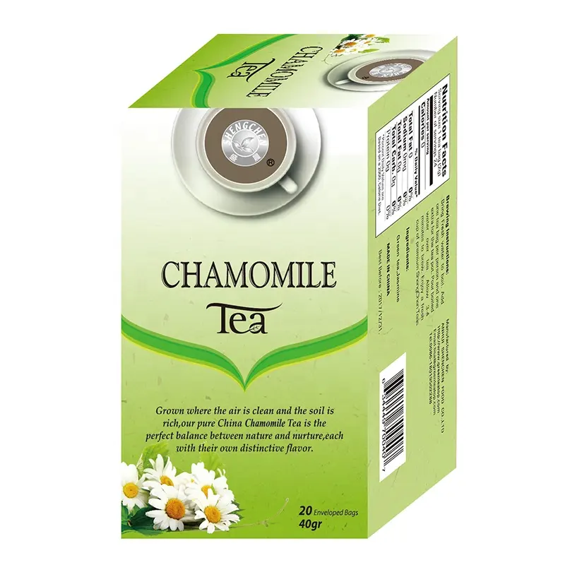 OEM Service 2gx20 Bags/Box Packed Chamomile Green Tea Dried Chamomile Flower Herbal Tea