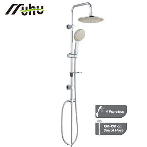 ชุดระบบฝักบัวอาบน้ำสแตนเลส 304 รุ่นล่าสุด พร้อมฝักบัวแบบติดเพดาน ชุดก๊อกน้ำฝักบัวอาบน้ำ ABS สำหรับห้องน้ำ พร้อมสายฝักบัว - Product Image 3