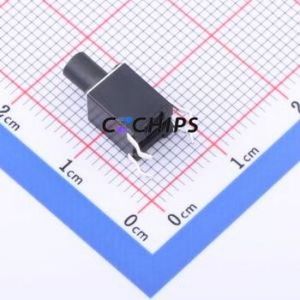 TS-1006D-BR13026 Tactile Switch Through hole Component THT,6x6mm Switch Single Pole Single Throw Round Button 2.6N Through Hole - Product Image 2