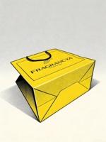 Sac en papier cadeau de luxe écologique en gros avec logo personnalisé et poignée en ruban