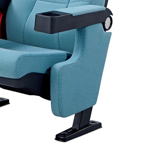 Silla de Auditorio Prosperous Seat WZ605 Roja con Reposabrazos para Uso en Teatro, Cine y Conferencias - Product Image 3