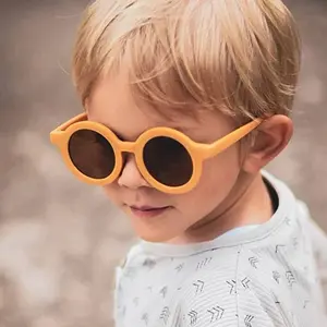 Прекрасные дети декоративные детские солнцезащитные очки модные круглые милые свитера для мальчиков и девочек на открытом воздухе оттенков детские солнцезащитные очки, очки в стиле ретро