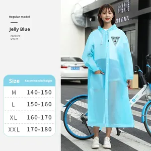 Femmes/hommes mode personne unique vélo électrique imperméable Long corps complet imperméable adulte pour <span class=keywords><strong>Poncho</strong></span> pour voyage imperméable <span class=keywords><strong>pluie</strong></span> - Product Image 6
