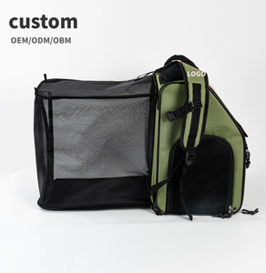 Sac de transport pour animaux de compagnie approuvé par les compagnies aériennes personnalisable - Côté souple pour petits chiens/chats, sac de voyage portable pour chiots pour la randonnée - Product Image 2