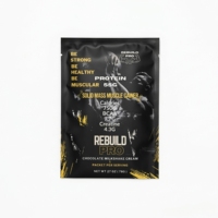 Sachet refermable à trois soudures en aluminium haute barrière avec impression numérique personnalisée pour poudre protéinée et compléments alimentaires