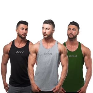 <span class=keywords><strong>Camiseta</strong></span> sin Mangas de Algodón para <span class=keywords><strong>Hombre</strong></span>, Estilo Deportivo, para Gimnasio y Fitness, con Logotipo Personalizado, Top Deportivo de Algodón para <span class=keywords><strong>Hombre</strong></span> - Product Image 1