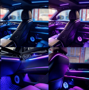 Luz Ambiental para Auto, 16 Colores, Fibra Óptica LED, Tira Decorativa Interior con Sensor de Sonido y Control Remoto para Autos (Volante a la Derecha) - Product Image 5