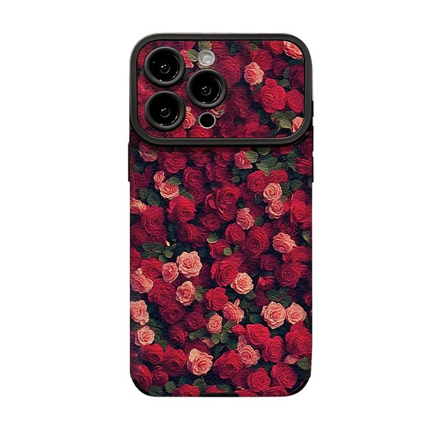 XP485 Full Screen Rose Lanyard Phone case Suitable for iPhone 17PROMAX 16PLUS 15PRO  New
