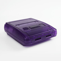 Coque de remplacement transparente pour cartouche SNES nord-américaine, console Super Famicom avec Super pour NES