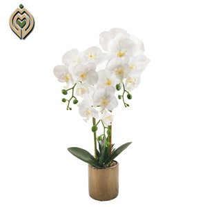 Orquídea artificial <span class=keywords><strong>de</strong></span> colores para decoración del hogar, orquídea artificial <span class=keywords><strong>de</strong></span> tacto real, plantas <span class=keywords><strong>de</strong></span> simulación, gran oferta - Product Image 1