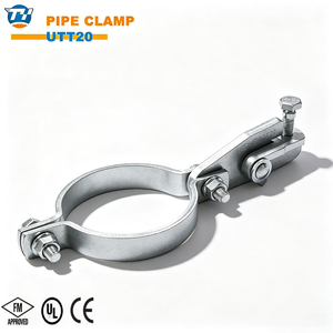 Soporte longitudinal antivibración UTT20 de acero al carbono para tuberías de rociadores de 2 a 8 pulgadas, compatible con <span class=keywords><strong>FM</strong></span> y CE - Product Image 3