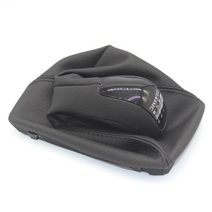 Black Leather <b>Shift</b> <b>Knob</b> For Mercedes-Benz W211 S211 Manual Transmission Cars Ergonomic Design - Product Image 3
