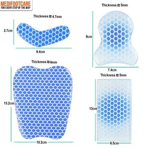 Almohadillas de Gel para <span class=keywords><strong>Tobillo</strong></span> de Hockey, Discos de Gel para Botas, Protector de <span class=keywords><strong>Tobillo</strong></span>, Accesorios para Patinaje sobre Hielo y Esquí - Product Image 3