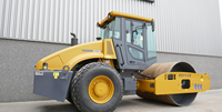 Modèle professionnel XS113E de rouleau de route de 10 tonnes, machines de construction résistantes avec la basse consommation de carburant