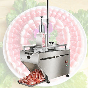 Rouleau d'agneau pour couper le bacon Meilleure vente mondiale Coupeur de poulet Trancheuse de boeuf Machine à trancher la viande à bas <span class=keywords><strong>prix</strong></span> - Product Image 1
