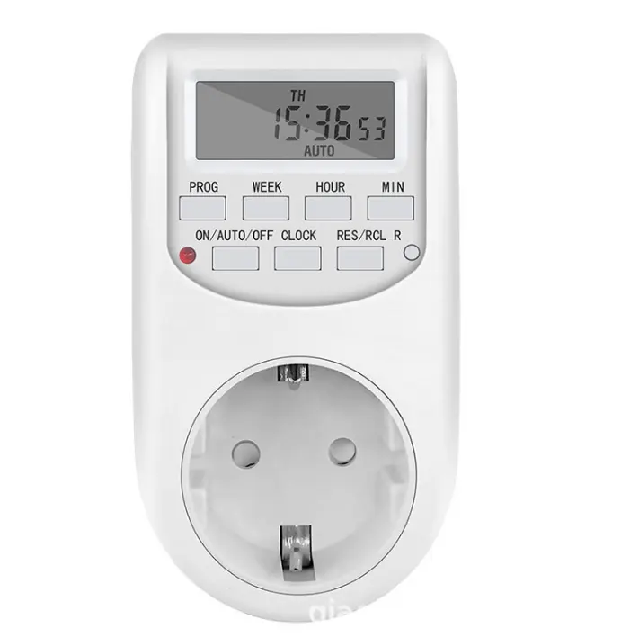 AL-06G Socket Timer Lcd Digitale Display Tijd Schakelaar Socket Tijdschakelaar Socket AL-06G Plug In Timer