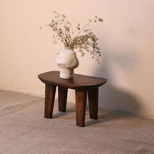 Tabouret d'appoint en bois pour adultes avec quatre pieds détachables et assemblables, parfaitement équilibré - Product Image 1