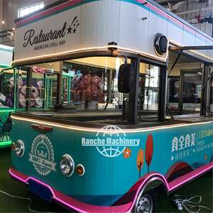 Kiosque mobile multifonctionnel en acier inoxydable pour la vente de snacks, boissons, café et thé au lait, idéal pour les zones commerciales et les sites touristiques - Product Image 4