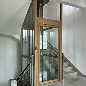 Elevador Residencial Elegante con Tracción, Elevador Panorámico de Vidrio <span class=keywords><strong>para</strong></span> Viviendas, Elevador Moderno <span class=keywords><strong>para</strong></span> Casas Privadas - Product Image 2