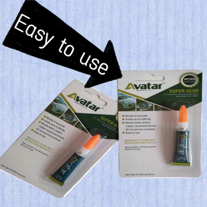 Pegamento Líquido Transparente 502 en Envase Individual para Adherir Firmemente a Cuero y Metal - Product Image 1