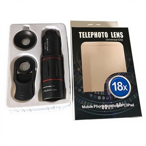 Objectif zoom universel 18X pour téléphone avec mini trépied pour smartphones iPhone Samsung Xiaomi - Product Image 1