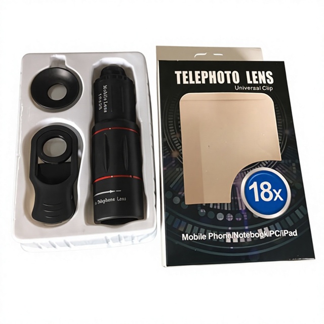 Universal 18X Telephone Zoom Lens With Mini Tripod for iphone samsung xiaomi Smartphones