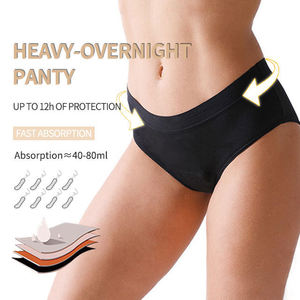 <span class=keywords><strong>Protection</strong></span> complète des femmes 4 couches culotte <span class=keywords><strong>menstruelle</strong></span> culotte <span class=keywords><strong>menstruelle</strong></span> sous-vêtement d'incontinence <span class=keywords><strong>lavable</strong></span> sous-vêtement fonctionnel - Product Image 2