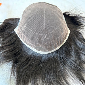 Parrucche per capelli per <span class=keywords><strong>uomo</strong></span> capelli umani naturali traspiranti pelle Super sottile pizzo e pu Q6 base Bald sistema di sostituzione maschile parrucchino per <span class=keywords><strong>uomo</strong></span> - Product Image 3