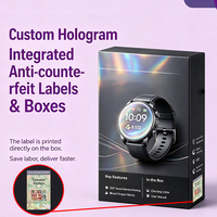 Boîte d'enceinte Bluetooth anti-contrefaçon avec hologramme personnalisé, vérification par code QR et finition UV sélective pour la vente en gros OEM de marques audio