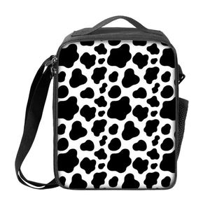 Nuevas bolsas de almuerzo para niños de la escuela sueño mariposa púrpura impresión personalizada almuerzo refrigerador bolsa de gran capacidad mochila a prueba de fugas - Product Image 2