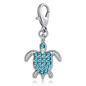 الاكسسوارات الصيفية على نمط المحيط الكرتون السلاحف البحرية جراد البحر مشبك قلادة سلسلة الهاتف المحمول قلادة محفورة مطلي - Product Image 6